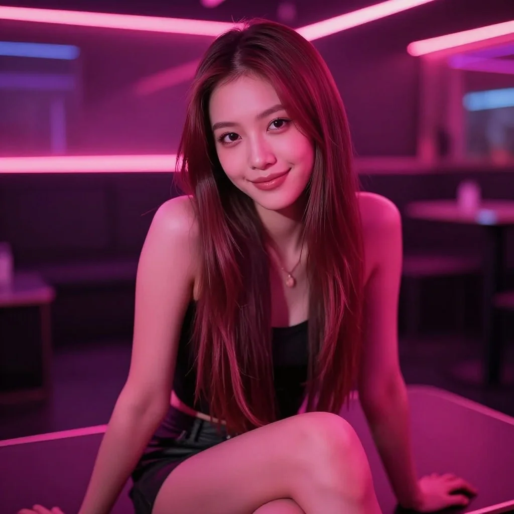 JOI AI generated image in warm studio lighting